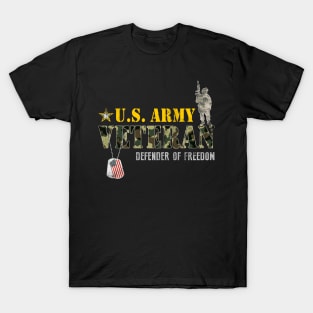 US Army Veteran Military Solder - Gift for Veterans Day 4th of July or Patriotic Memorial Day T-Shirt